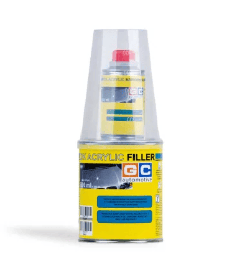 Акриловый грунт Gold Car HS 5+1 белый 0,8л+0,16л